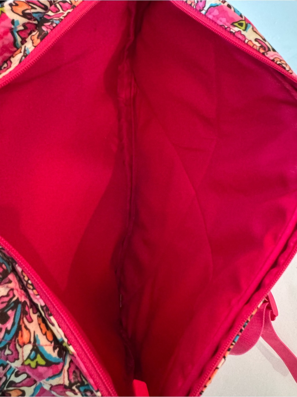 Vera Bradley Essential Backpack Resort Medallion Quilted Cotton Laptop Retired - Picture 13 of 16